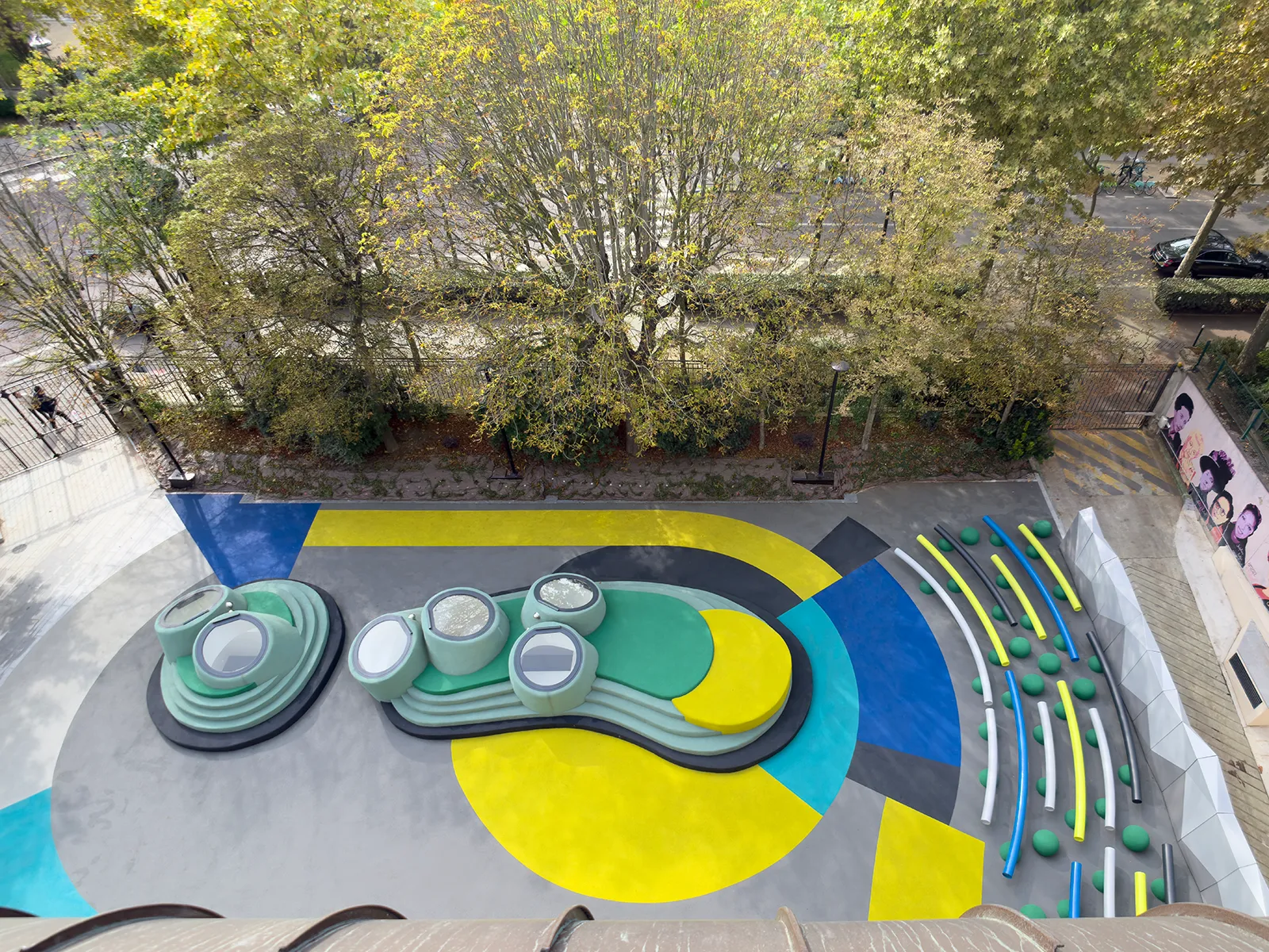 Vista Superior Patio exterior