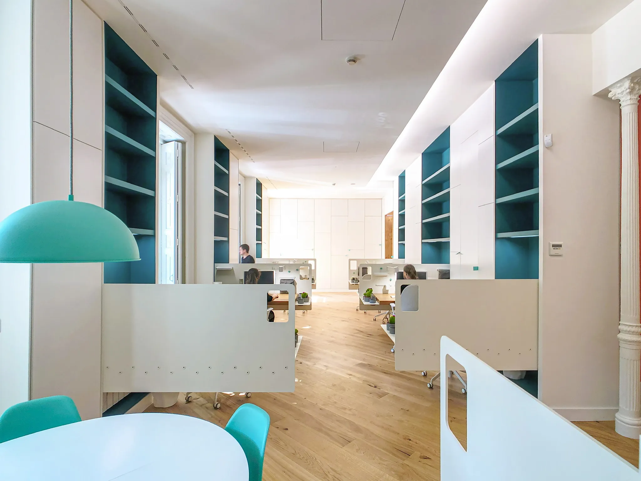 Vista trasera zona oficinas.